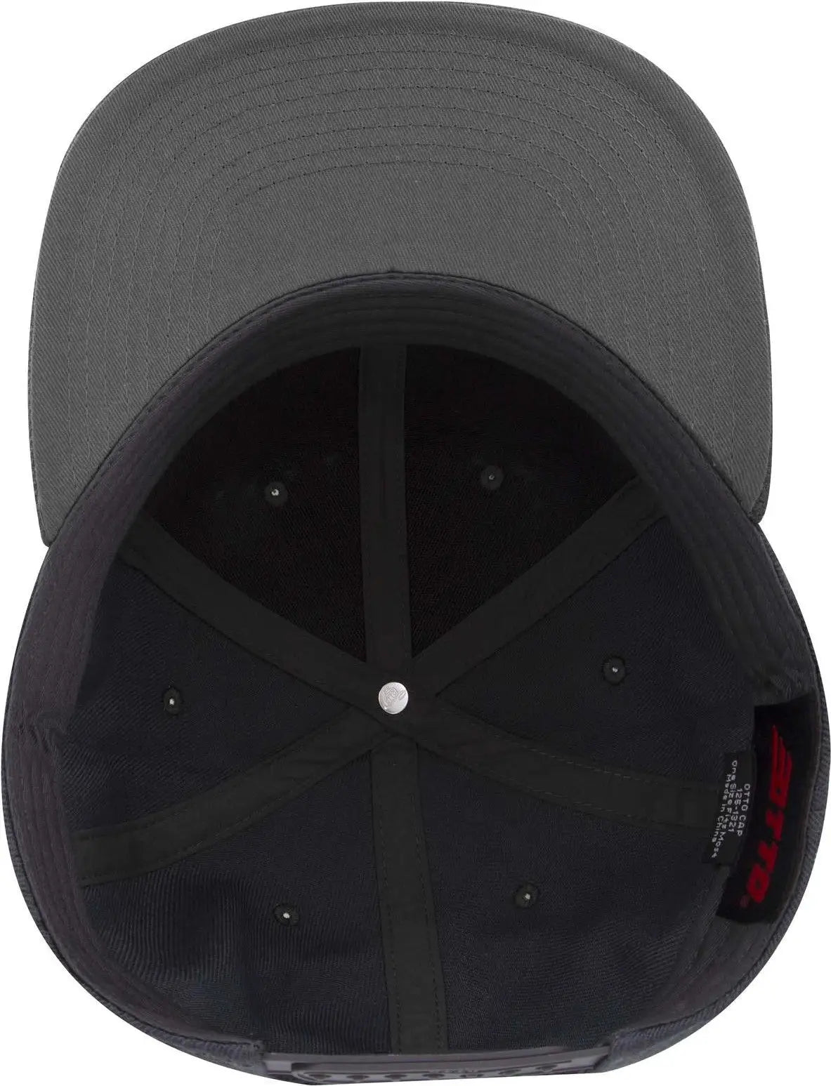 Otto 125-978 ?Otto Snap’ 6 Panel Pro Style Snapback Cap - Char. Gray - 1/2’’ - 7 5/8’’