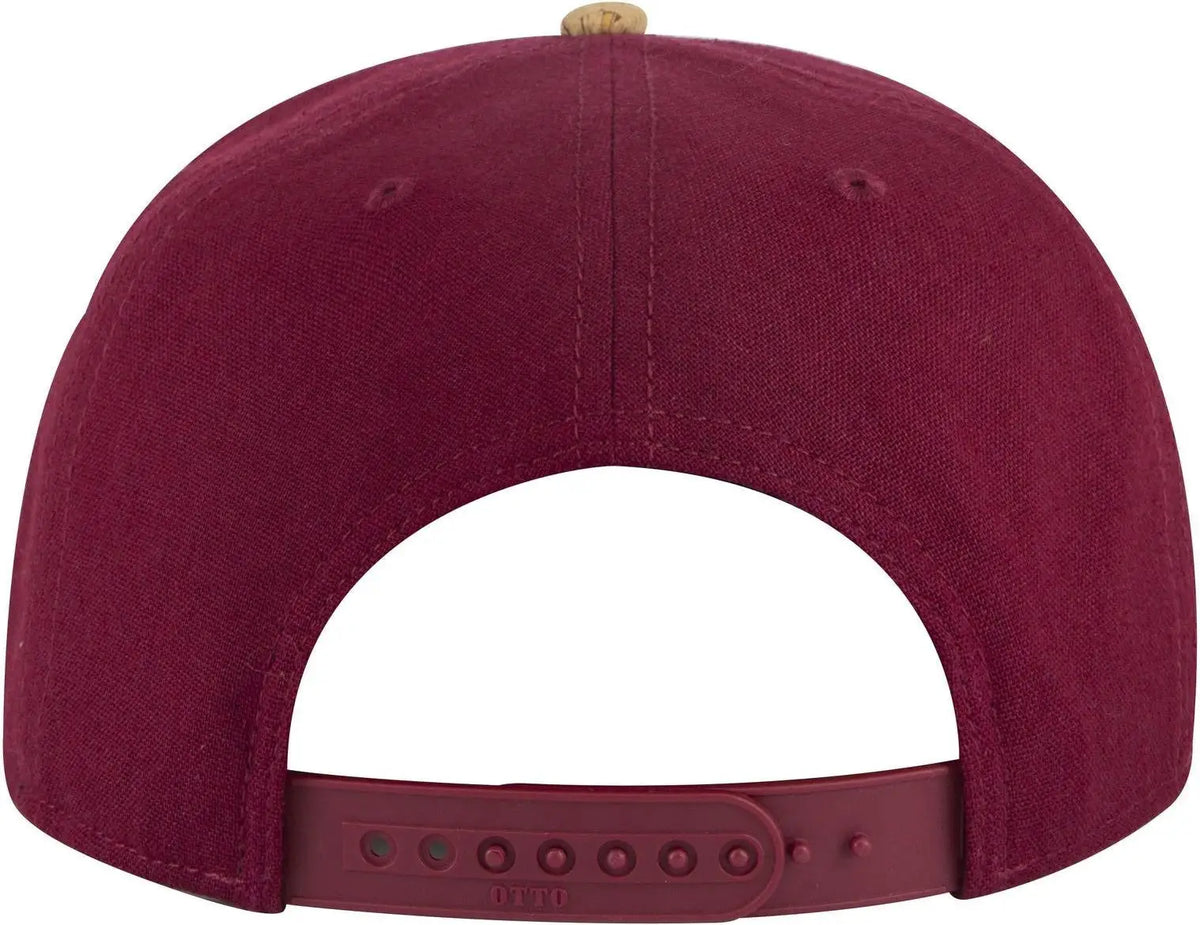 Otto 125-978 ?Otto Snap’ 6 Panel Pro Style Snapback Cap - Cork/bg Mrn - 1/2’’ - 7 5/8’’