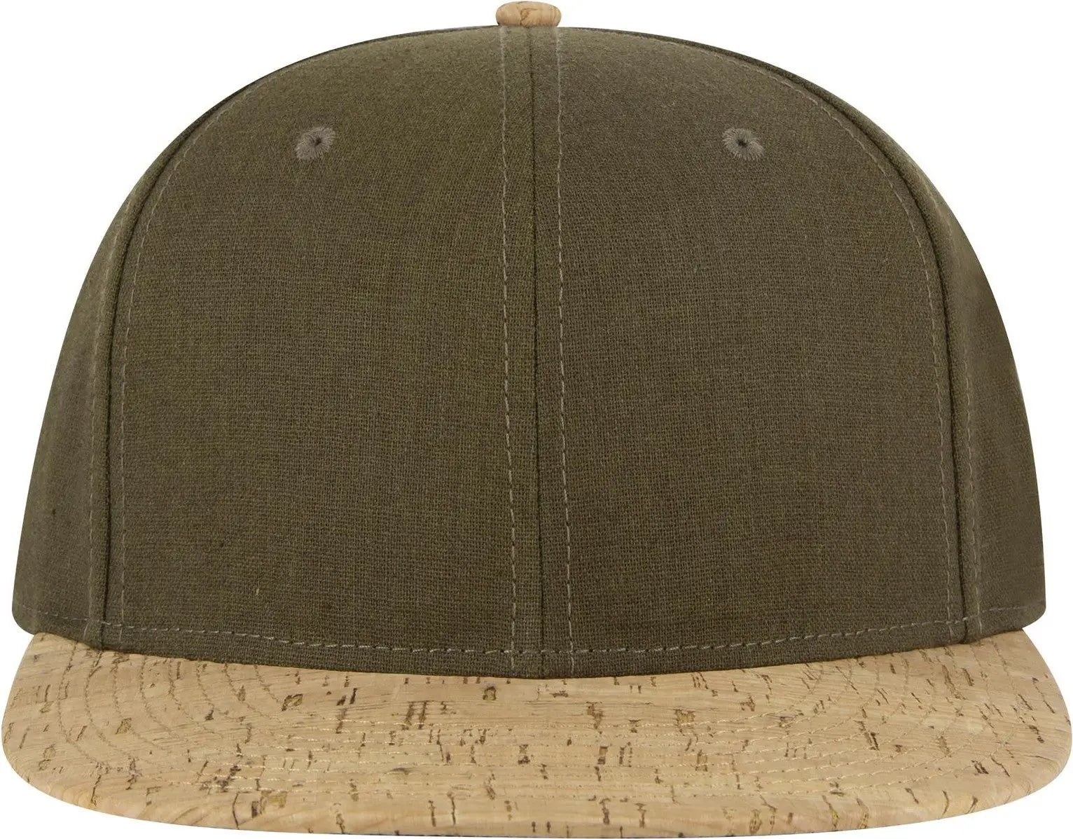 Otto 125-978 ?Otto Snap’ 6 Panel Pro Style Snapback Cap - Cork/ml Grn - 1/2’’ - 7 5/8’’