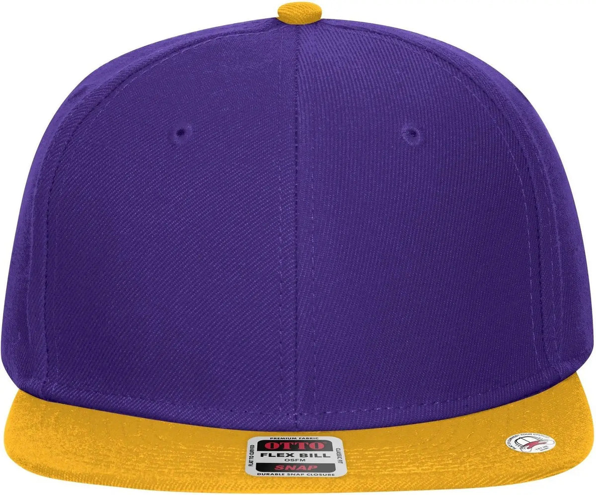Otto 125-978 ?Otto Snap’ 6 Panel Pro Style Snapback Cap - Gld/pur/pur - 1/2’’ - 7 5/8’’