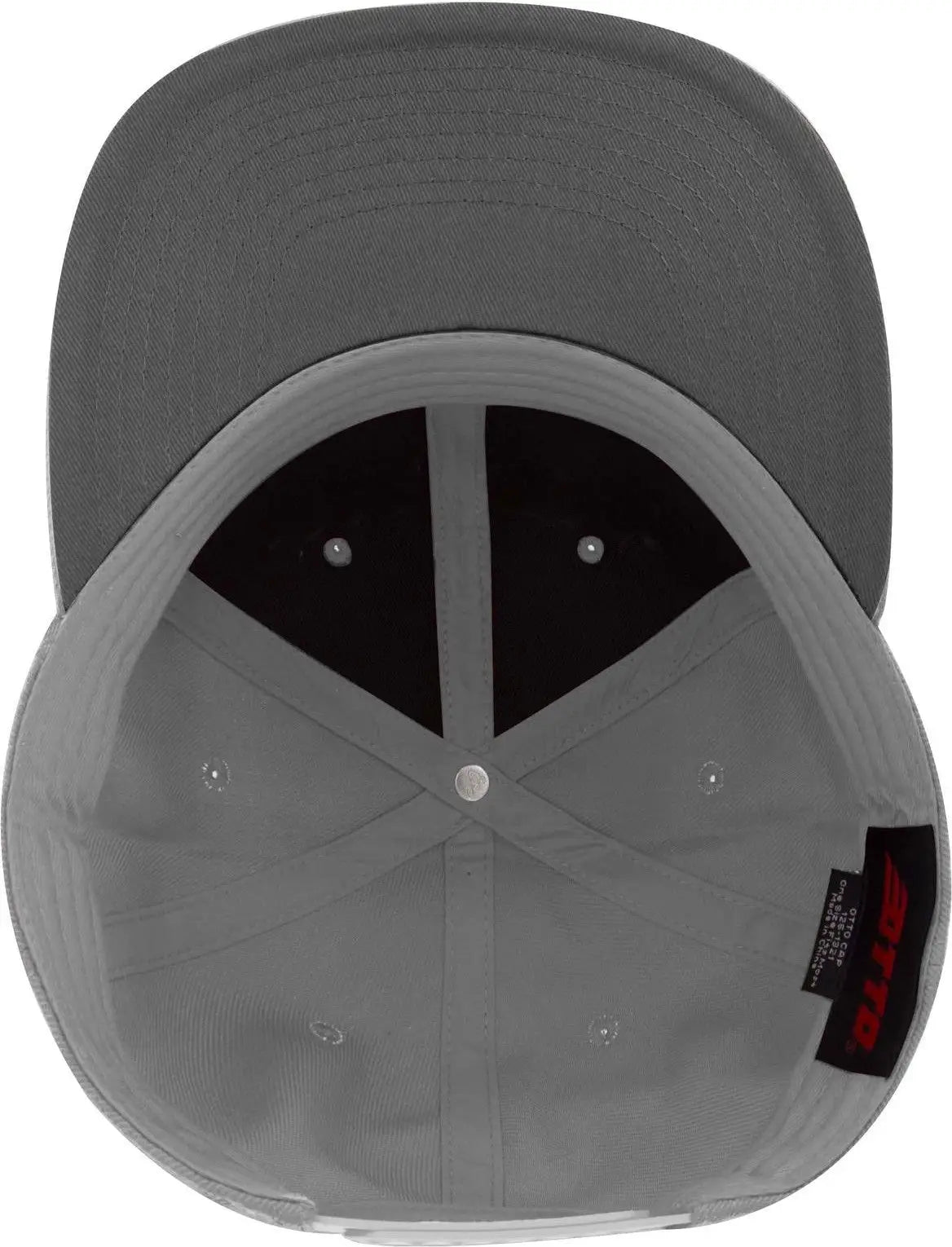 Otto 125-978 ?Otto Snap’ 6 Panel Pro Style Snapback Cap - Gray - 1/2’’ - 7 5/8’’