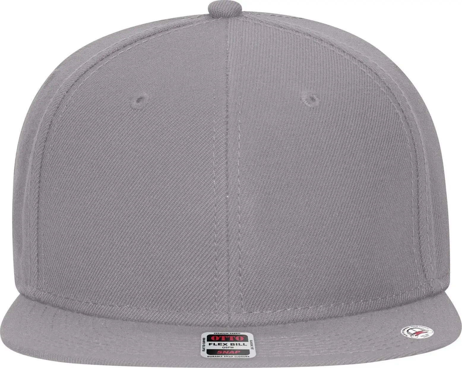Otto 125-978 ?Otto Snap’ 6 Panel Pro Style Snapback Cap - Gray - 1/2’’ - 7 5/8’’