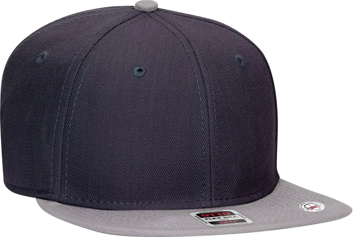 Otto 125-978 ?Otto Snap’ 6 Panel Pro Style Snapback Cap - Gry/nvy/nvy - 1/2’’ - 7 5/8’’