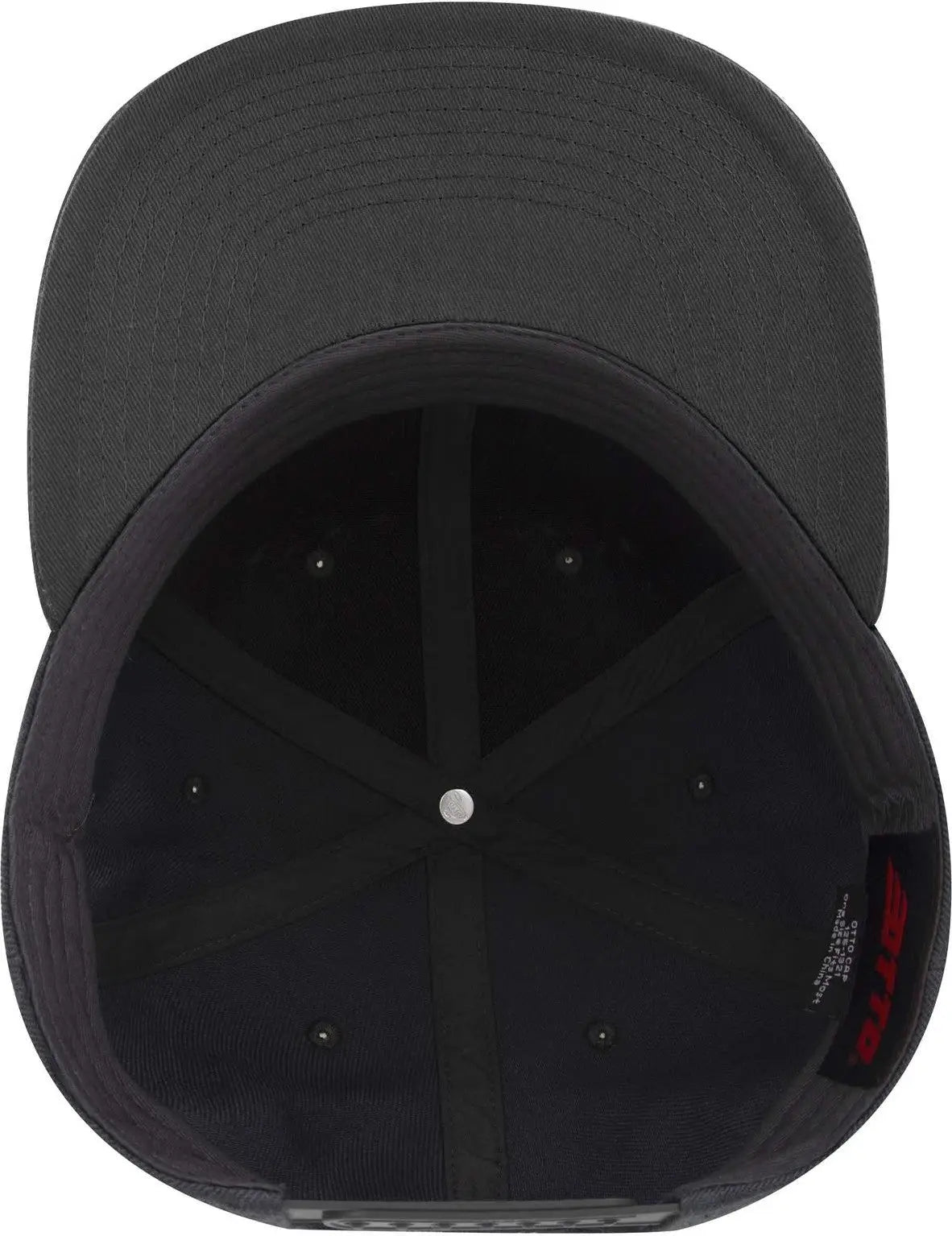 Otto 125-978 ?Otto Snap’ 6 Panel Pro Style Snapback Cap - Heath. Black - 1/2’’ - 7 5/8’’