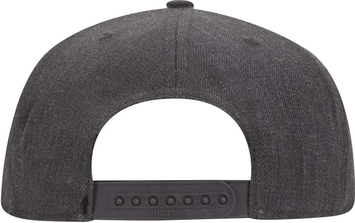 Otto 125-978 ?Otto Snap’ 6 Panel Pro Style Snapback Cap - Heath. Black - 1/2’’ - 7 5/8’’