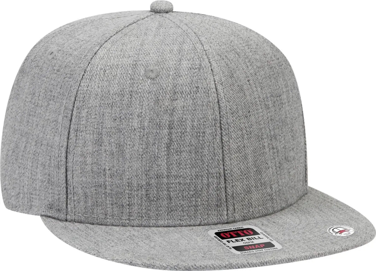Otto 125-978 ?Otto Snap’ 6 Panel Pro Style Snapback Cap - Heath. Gray - 1/2’’ - 7 5/8’’