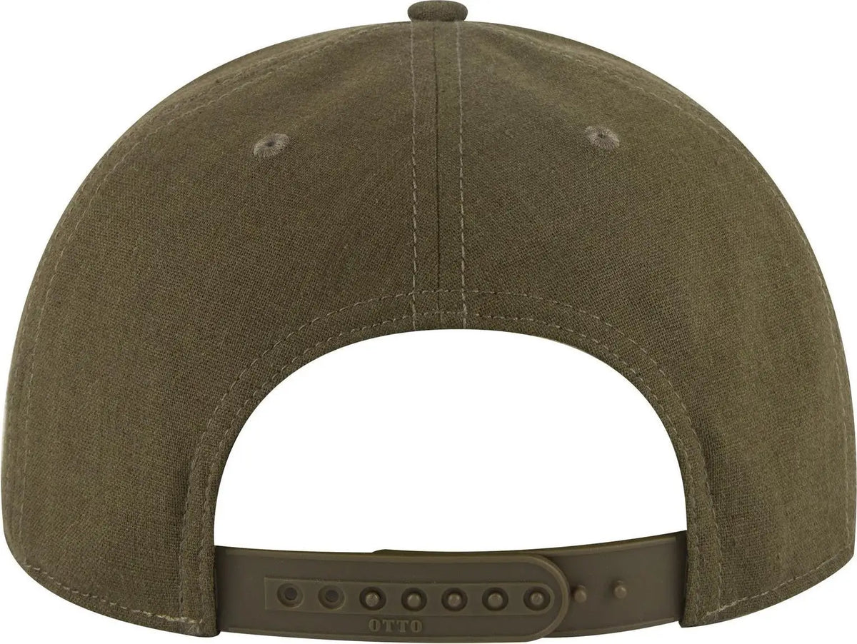 Otto 125-978 ?Otto Snap’ 6 Panel Pro Style Snapback Cap - Ml Grn/crk/ml Grn - 1/2’’ - 7 5/8’’