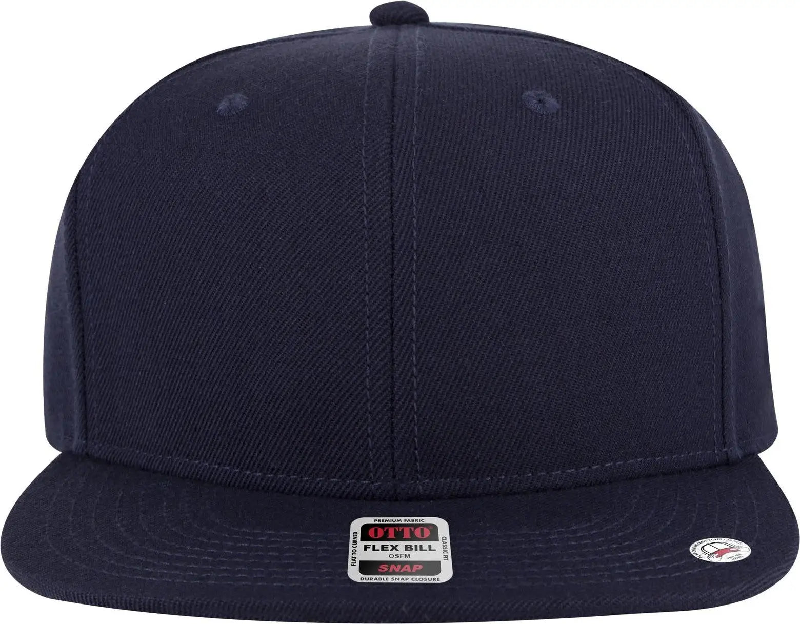 Otto 125-978 ?Otto Snap’ 6 Panel Pro Style Snapback Cap - Nvy - 1/2’’ - 7 5/8’’