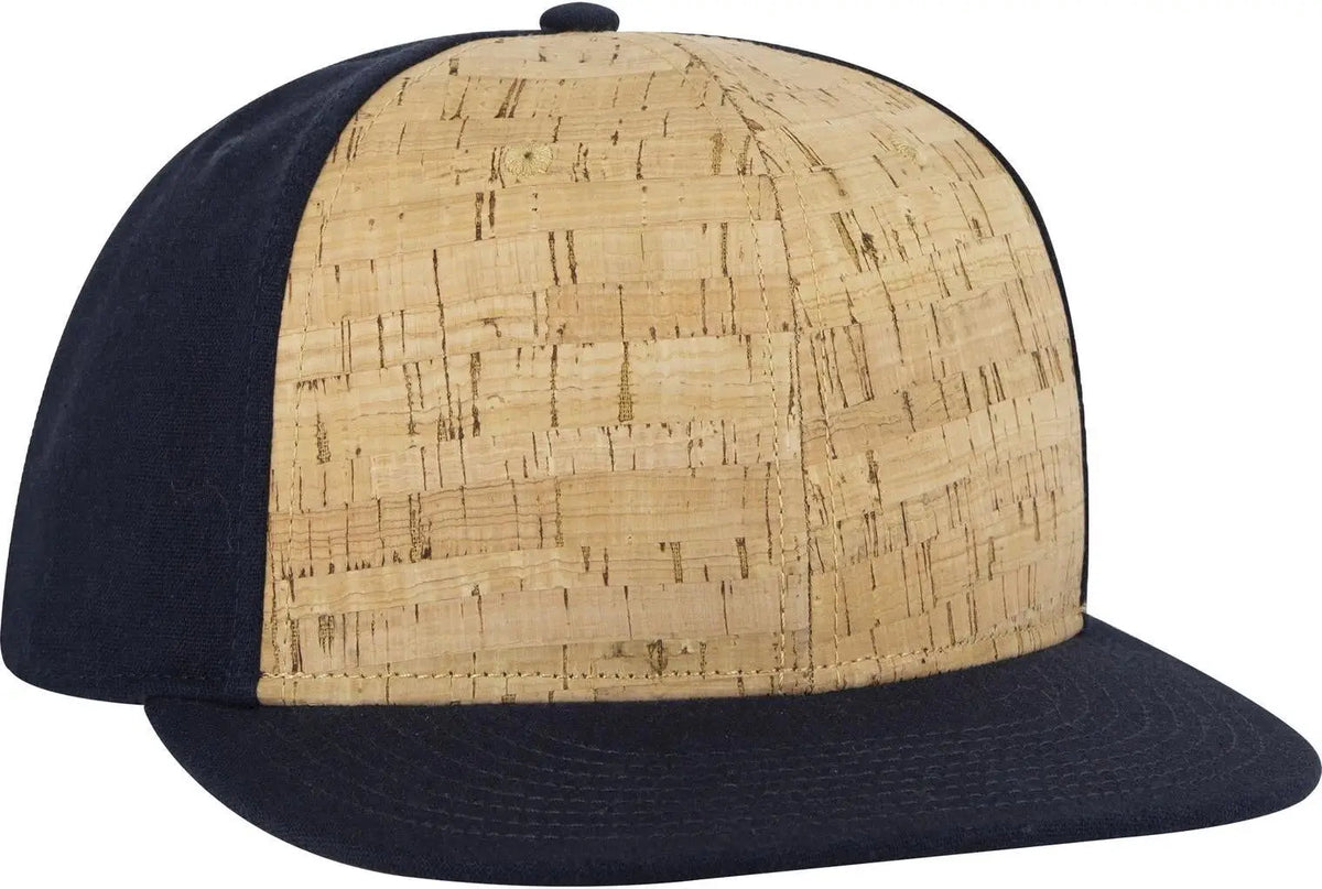 Otto 125-978 ?Otto Snap’ 6 Panel Pro Style Snapback Cap - Nvy/cork/nvy - 1/2’’ - 7 5/8’’