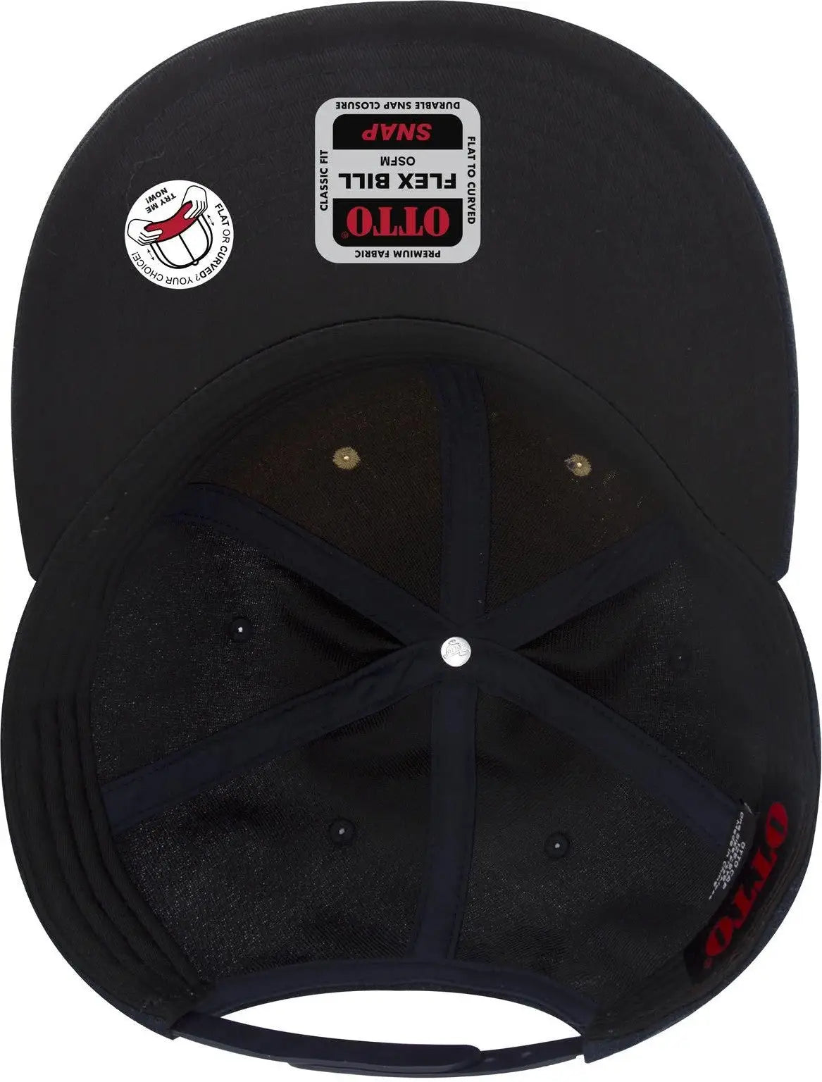 Otto 125-978 ?Otto Snap’ 6 Panel Pro Style Snapback Cap - Nvy/cork/nvy - 1/2’’ - 7 5/8’’