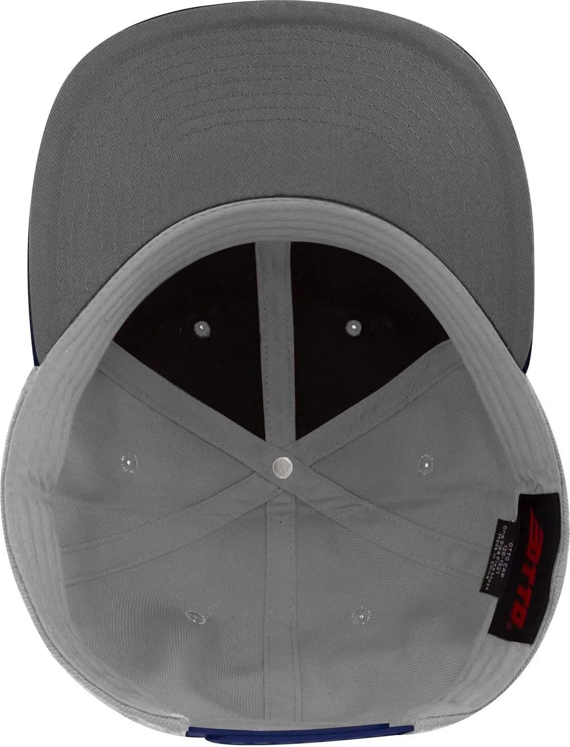 Otto 125-978 ?Otto Snap’ 6 Panel Pro Style Snapback Cap - Nvy/gry/gry - 1/2’’ - 7 5/8’’