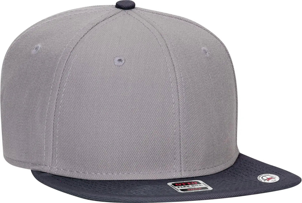 Otto 125-978 ?Otto Snap’ 6 Panel Pro Style Snapback Cap - Nvy/gry/gry - 1/2’’ - 7 5/8’’