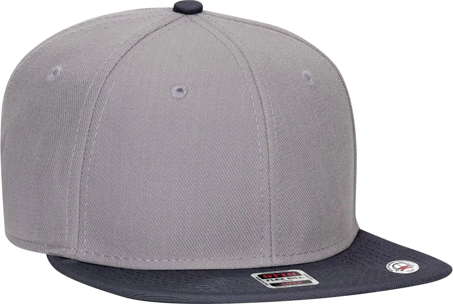 Otto 125-978 ?Otto Snap’ 6 Panel Pro Style Snapback Cap - Nvy/gry/gry - 1/2’’ - 7 5/8’’