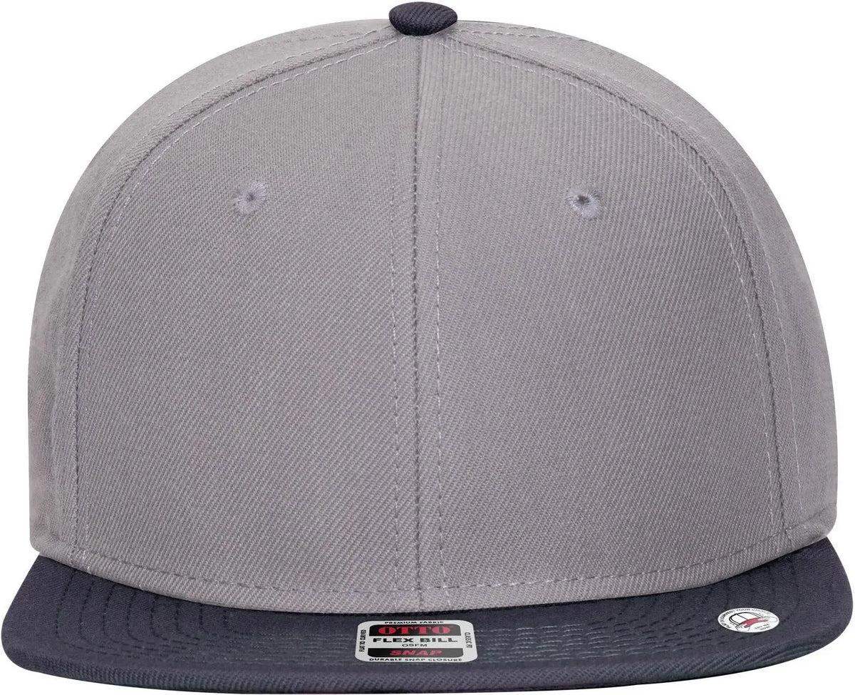 Otto 125-978 ?Otto Snap’ 6 Panel Pro Style Snapback Cap - Nvy/gry/gry - 1/2’’ - 7 5/8’’
