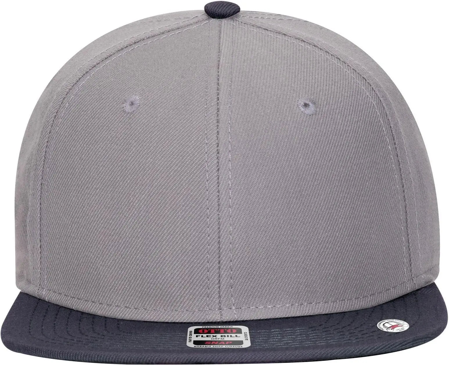 Otto 125-978 ?Otto Snap’ 6 Panel Pro Style Snapback Cap - Nvy/gry/gry - 1/2’’ - 7 5/8’’