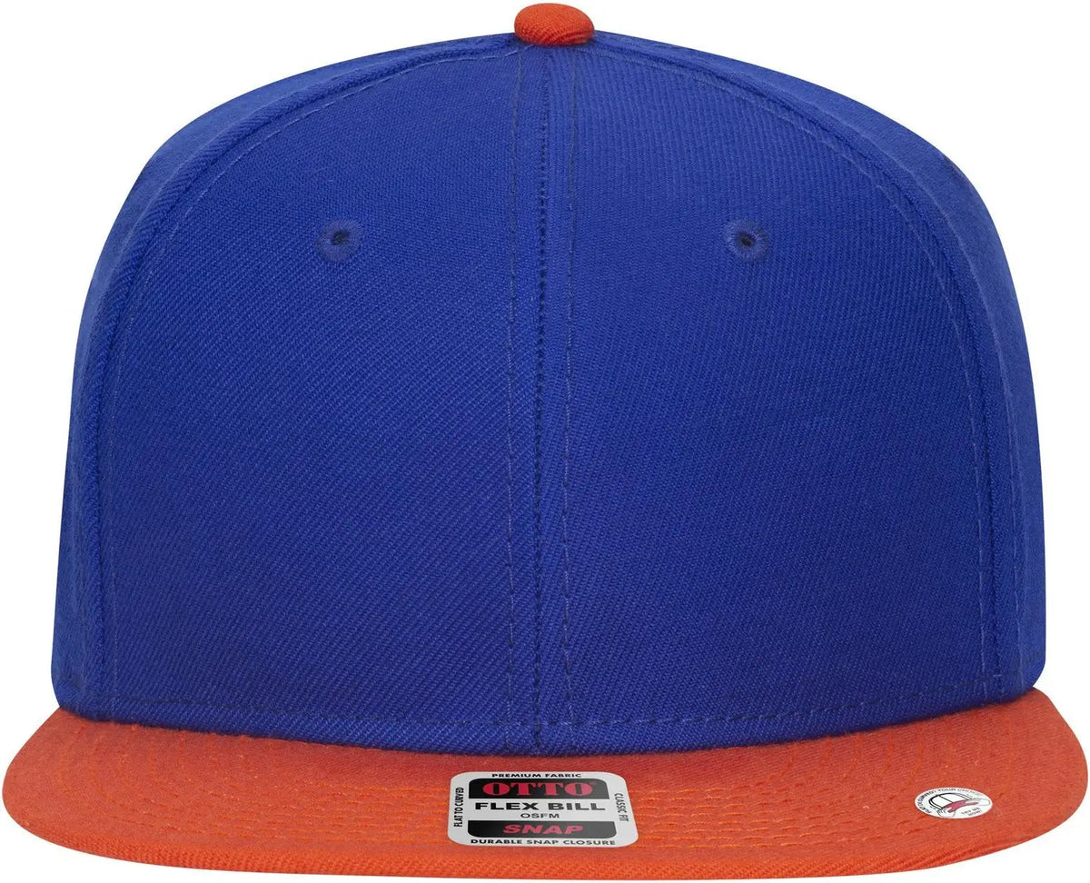 Otto 125-978 ?Otto Snap’ 6 Panel Pro Style Snapback Cap - Org/ryl/ryl - 1/2’’ - 7 5/8’’