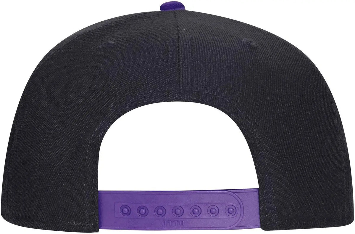 Otto 125-978 ?Otto Snap’ 6 Panel Pro Style Snapback Cap - Pur/blk/blk - 1/2’’ - 7 5/8’’