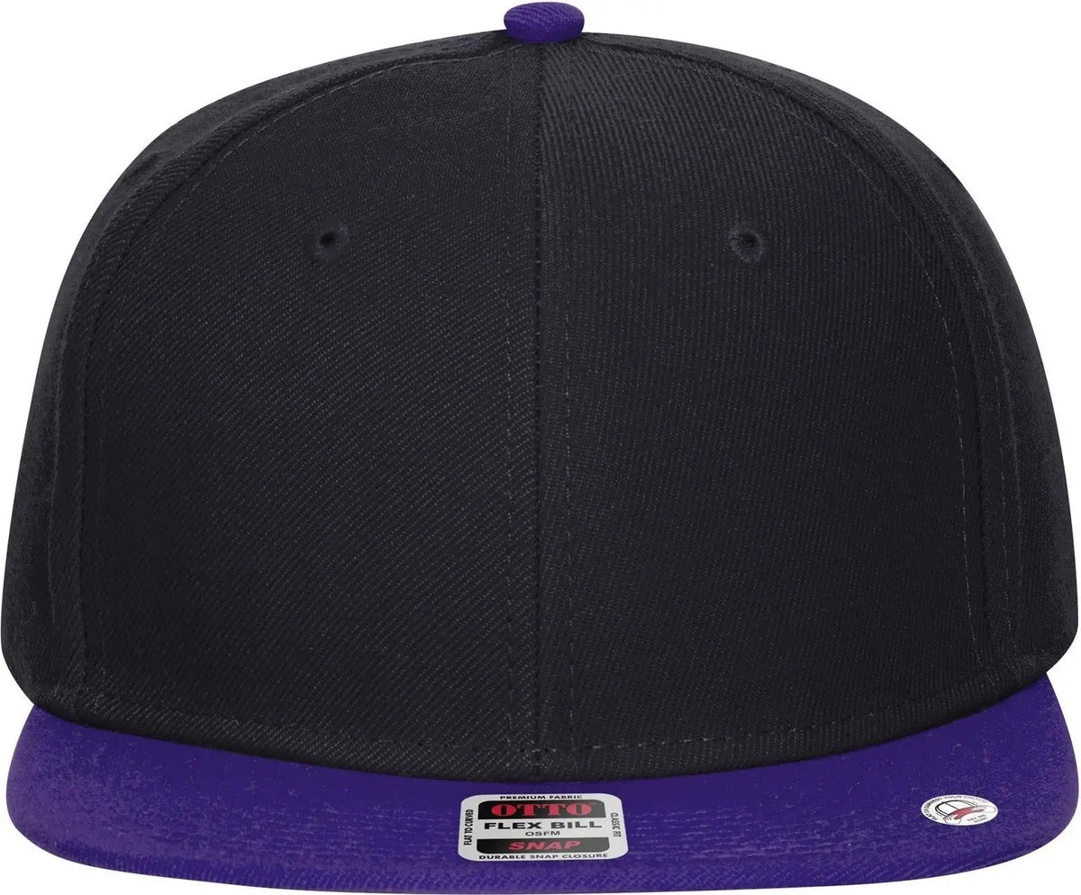 Otto 125-978 ?Otto Snap’ 6 Panel Pro Style Snapback Cap - Pur/blk/blk - 1/2’’ - 7 5/8’’