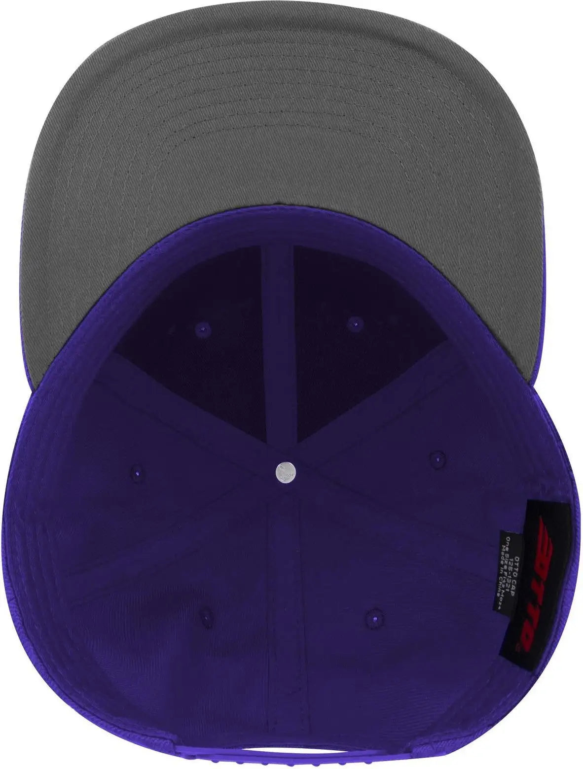 Otto 125-978 ?Otto Snap’ 6 Panel Pro Style Snapback Cap - Purple - 1/2’’ - 7 5/8’’
