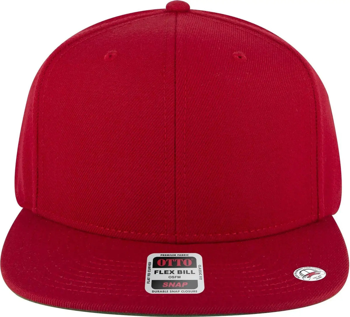 Otto 125-978 ?Otto Snap’ 6 Panel Pro Style Snapback Cap - Red - 1/2’’ - 7 5/8’’