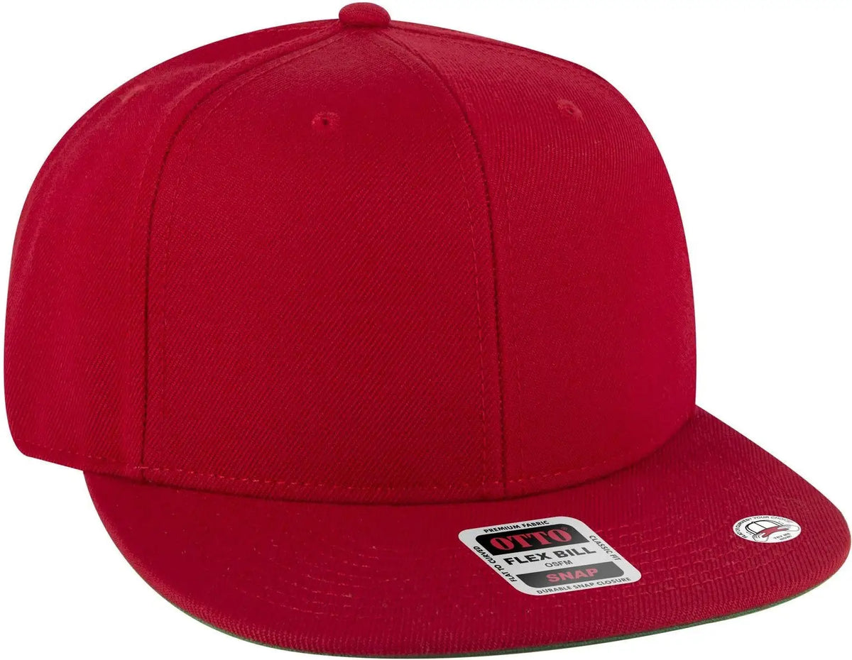 Otto 125-978 ?Otto Snap’ 6 Panel Pro Style Snapback Cap - Red - 1/2’’ - 7 5/8’’
