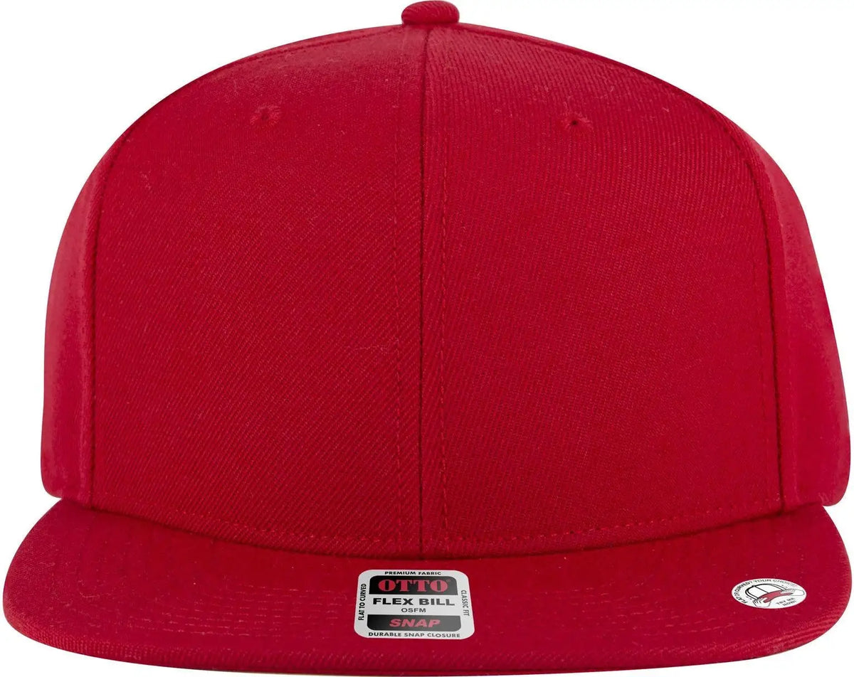 Otto 125-978 ?Otto Snap’ 6 Panel Pro Style Snapback Cap - Red - 1/2’’ - 7 5/8’’