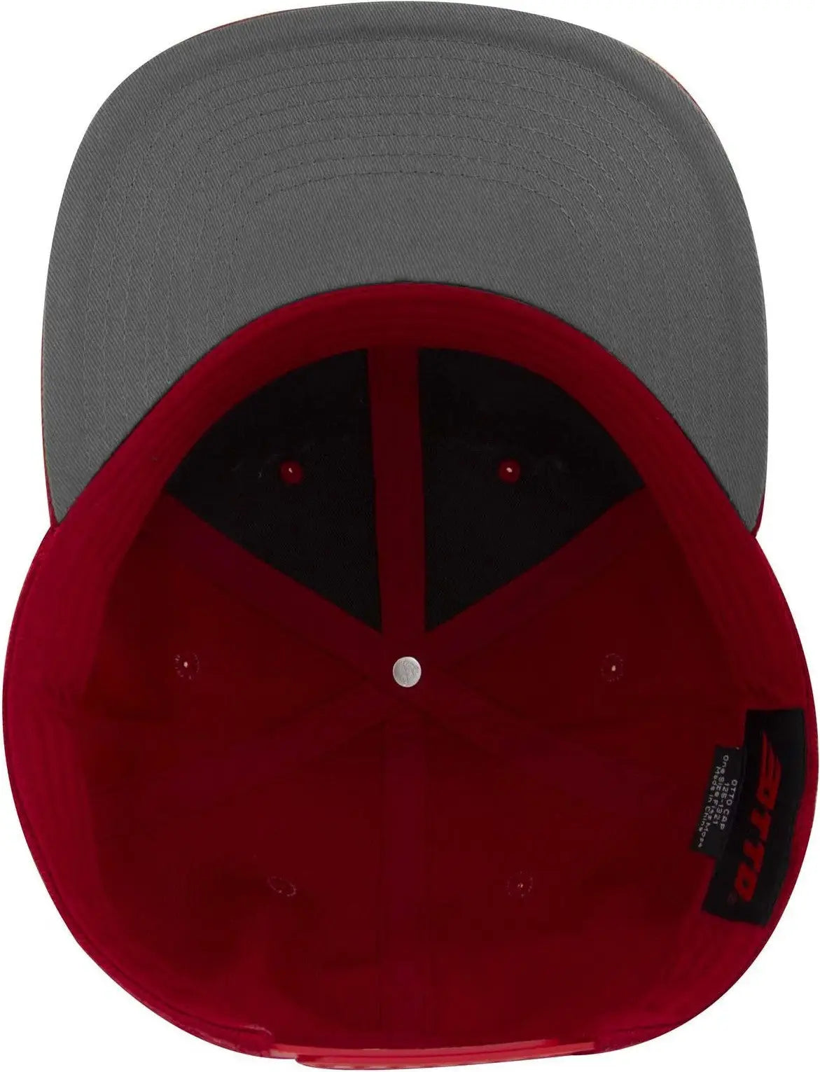 Otto 125-978 ?Otto Snap’ 6 Panel Pro Style Snapback Cap - Red - 1/2’’ - 7 5/8’’