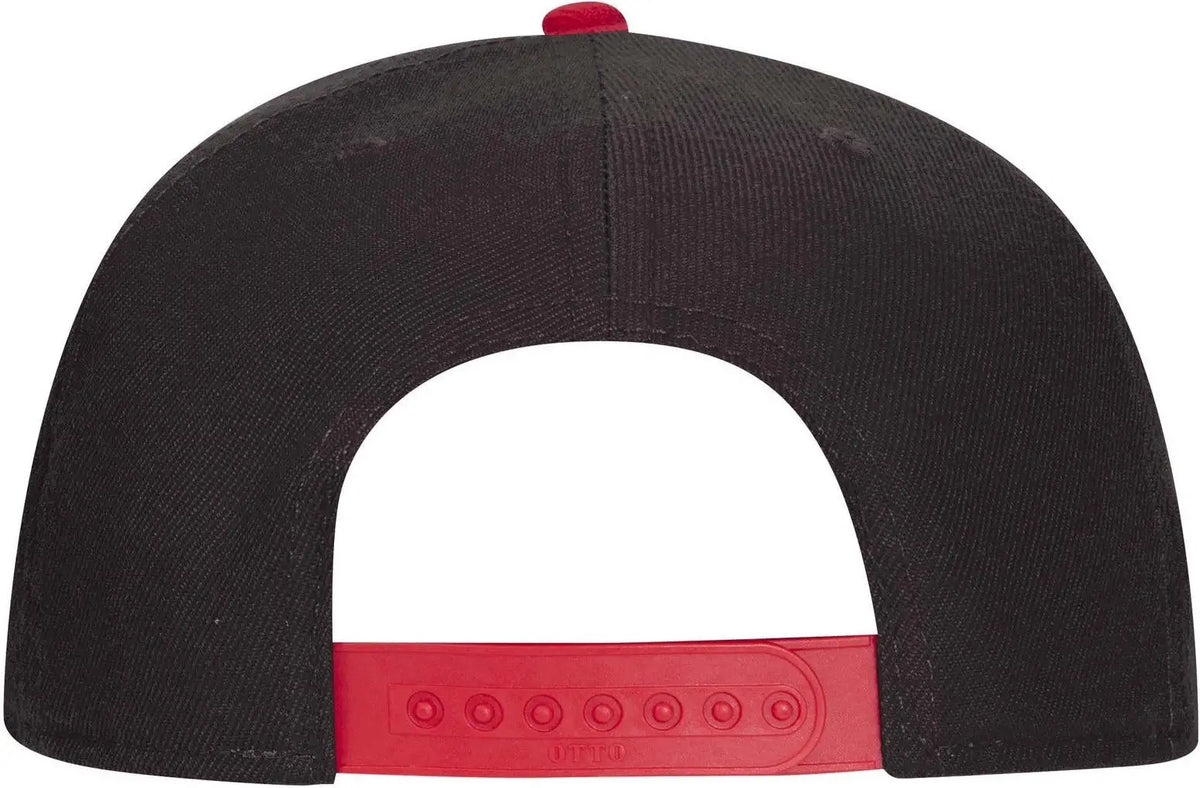 Otto 125-978 ?Otto Snap’ 6 Panel Pro Style Snapback Cap - Red/blk/blk - 1/2’’ - 7 5/8’’