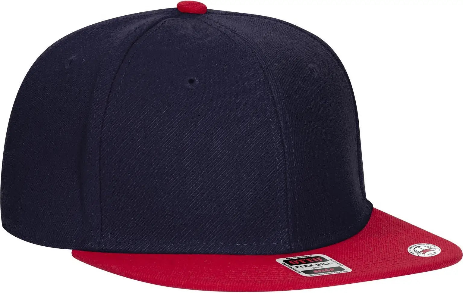 Otto 125-978 ?Otto Snap’ 6 Panel Pro Style Snapback Cap - Red/nvy/nvy - 1/2’’ - 7 5/8’’