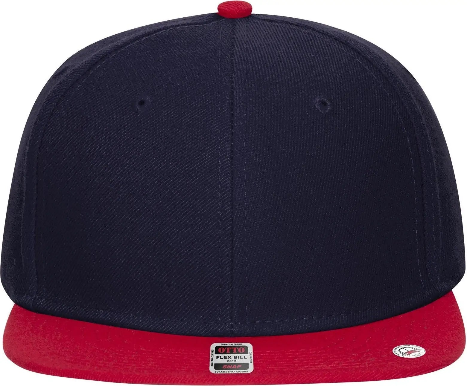 Otto 125-978 ?Otto Snap’ 6 Panel Pro Style Snapback Cap - Red/nvy/nvy - 1/2’’ - 7 5/8’’
