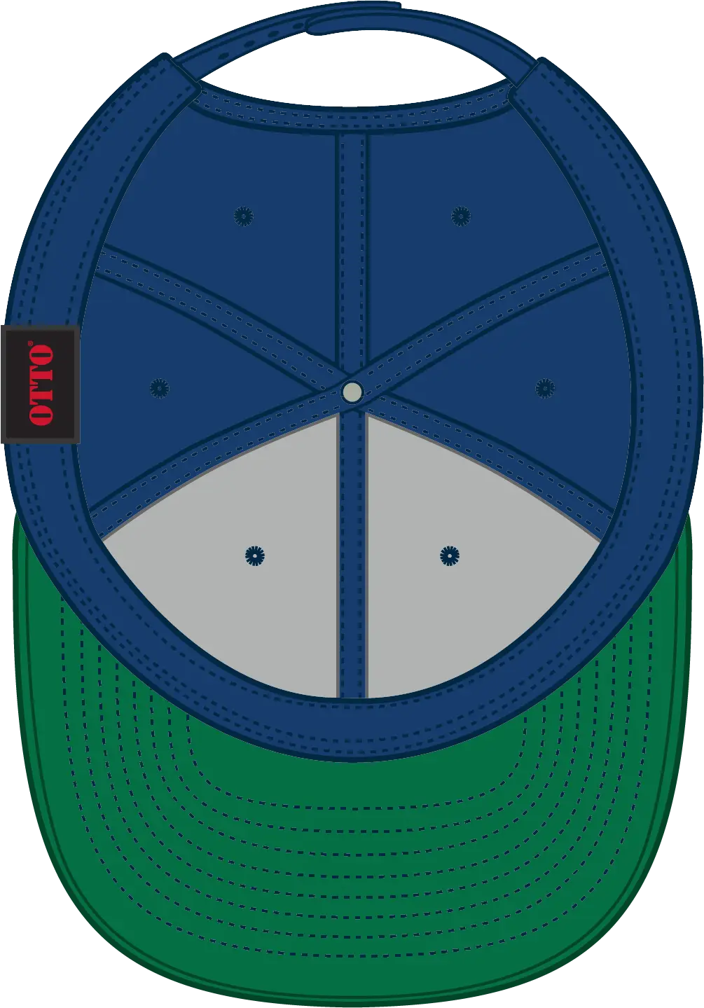 Otto 125-978 ?Otto Snap’ 6 Panel Pro Style Snapback Cap - Royal