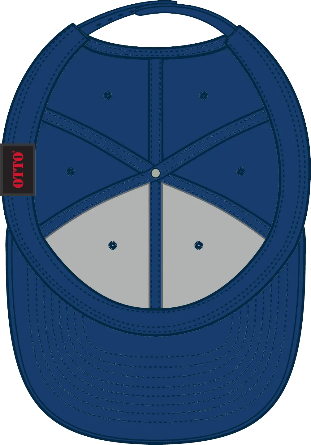 Otto 125-978 ?Otto Snap’ 6 Panel Pro Style Snapback Cap - Ryl - 1/2’’ - 7 5/8’’