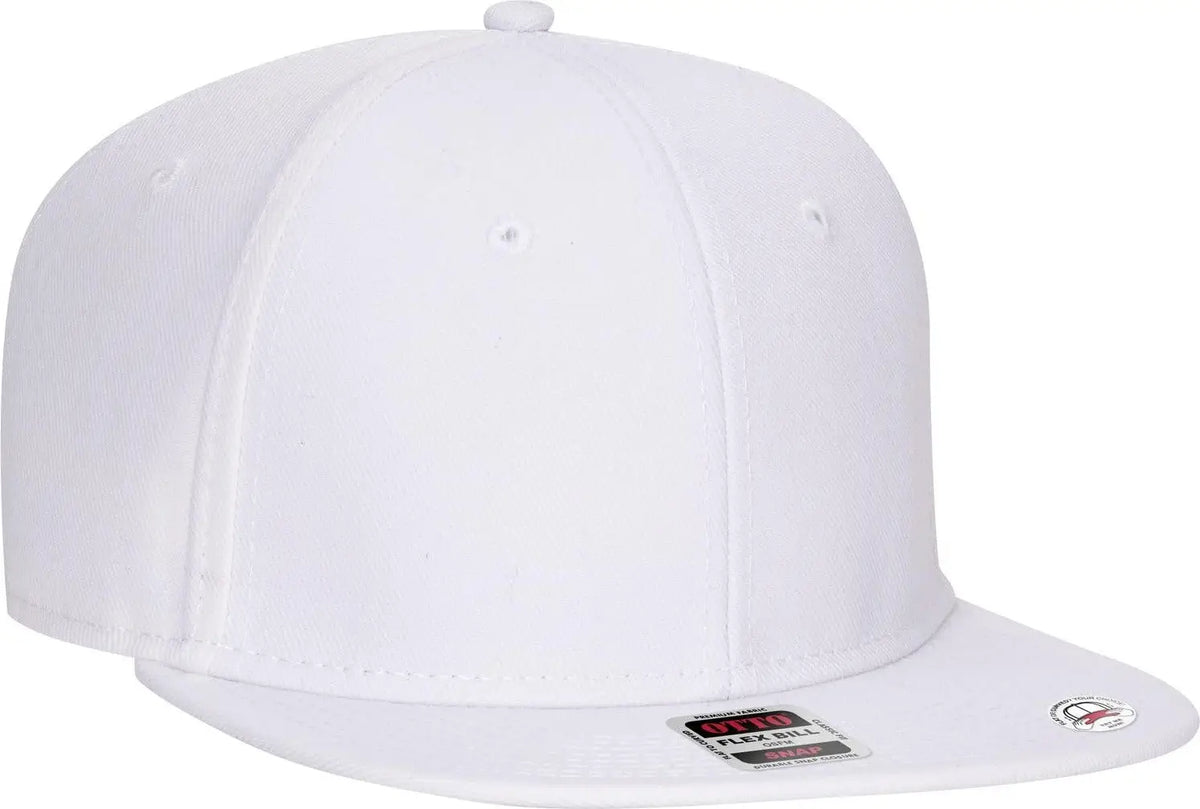 Otto 125-978 ?Otto Snap’ 6 Panel Pro Style Snapback Cap - White - 1/2’’ - 7 5/8’’