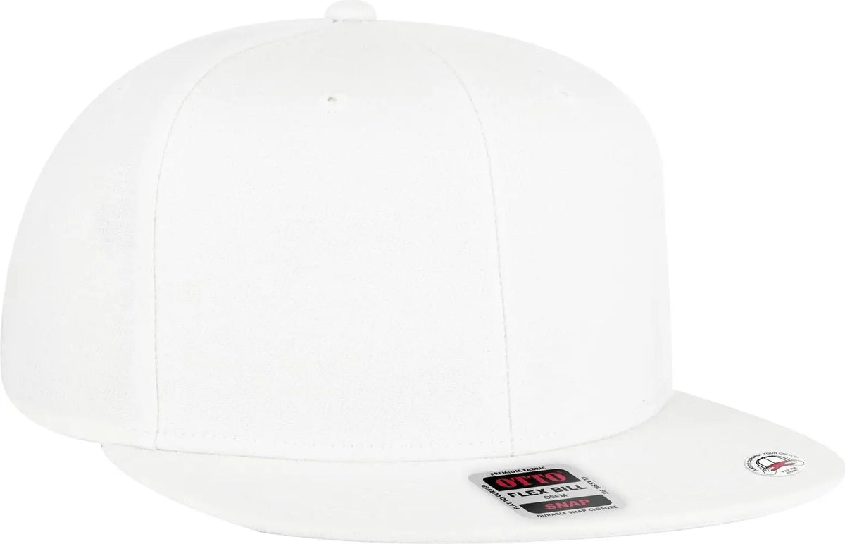 Otto 125-978 ?Otto Snap’ 6 Panel Pro Style Snapback Cap - Wht - 1/2’’ - 7 5/8’’
