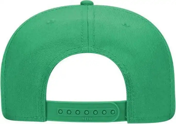 Otto 125-978 Wool Blend Flat Visor Pro Style Snapback Cap - Kelly - one Size Fits Most