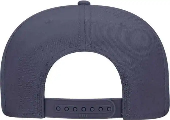 Otto 125-978 Wool Blend Flat Visor Pro Style Snapback Cap - Navy - one Size Fits Most