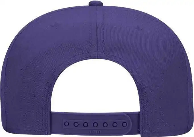 Otto 125-978 Wool Blend Flat Visor Pro Style Snapback Cap - Purple - one Size Fits Most