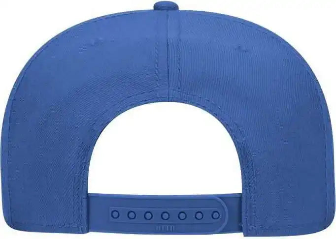Otto 125 978 Wool Blend Flat Visor Pro Style Snapback Cap Royal / one Size Fits Most