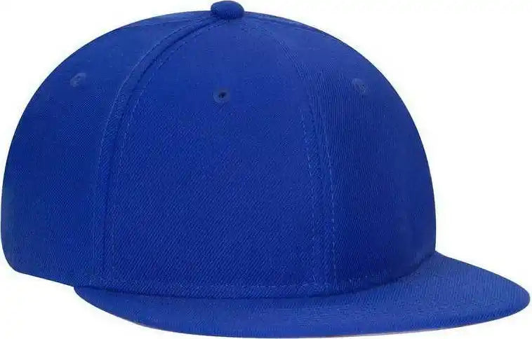 Otto 125 978 Wool Blend Flat Visor Pro Style Snapback Cap Royal / one Size Fits Most