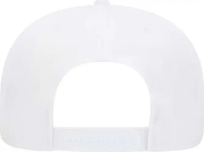 Otto 125-978 Wool Blend Flat Visor Pro Style Snapback Cap - White - one Size Fits Most