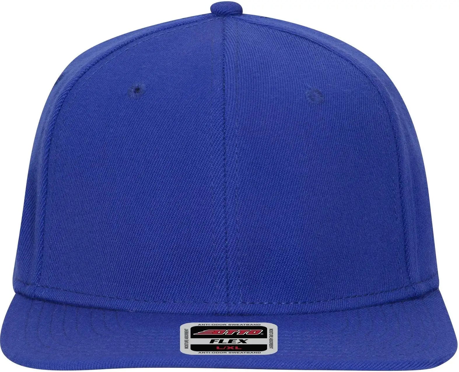 Otto 13-1156 ?Otto Flex’ Fitted 6 Panel Mid Profile Baseball Cap - Royal - 7’’ - 7 1/4’’