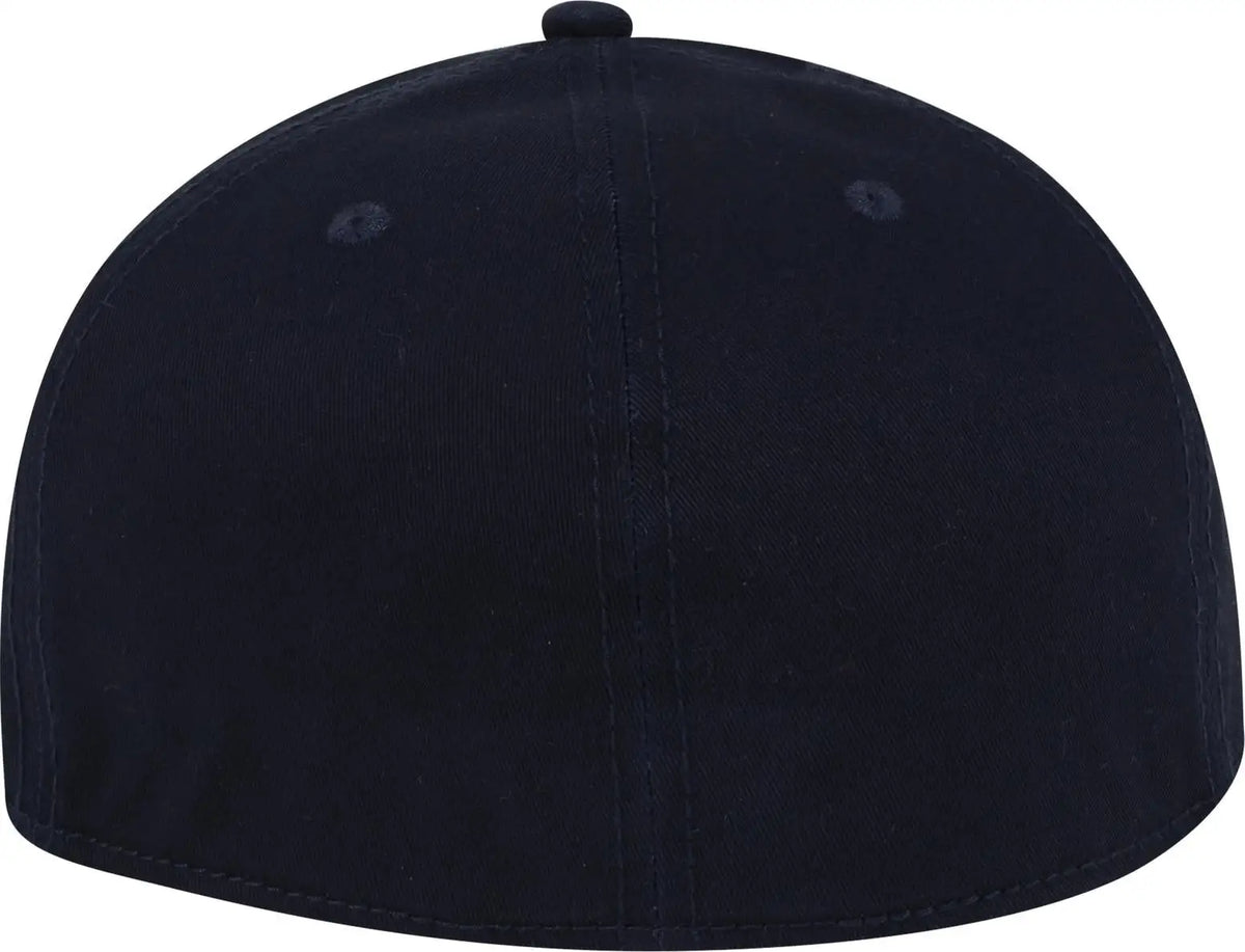 Otto 13-1158 ?Otto Flex’ Fitted 6 Panel Mid Profile Baseball Cap - Navy - 7’’ - 7 1/4’’