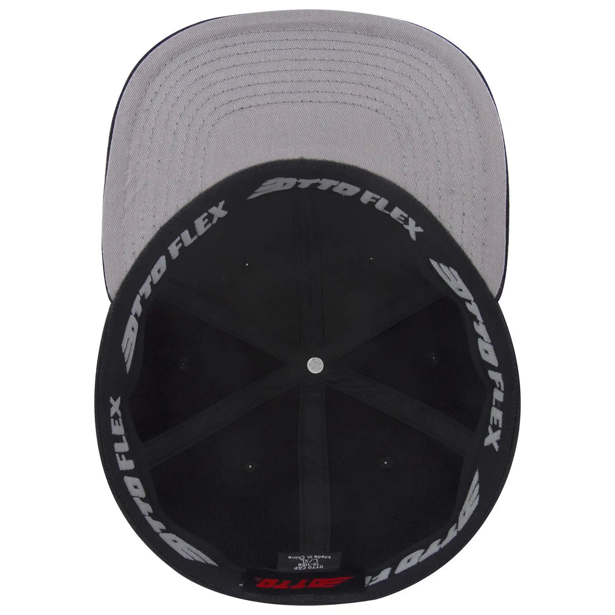 Otto 13-1329 ?Otto Flex’ Fitted 6 Panel Pro Style Baseball Cap - Black