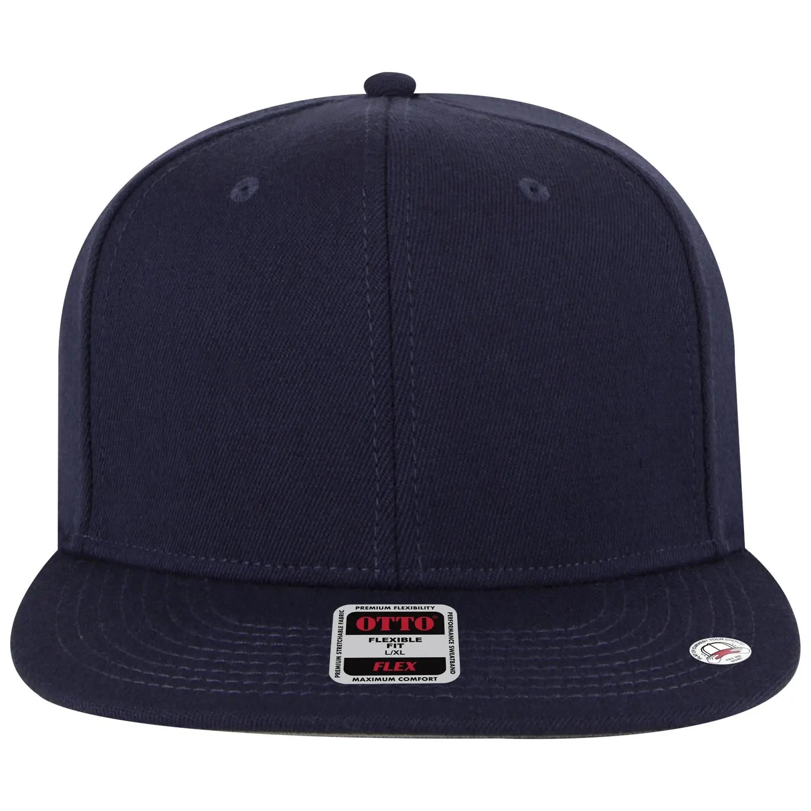Otto 13-1329 ?Otto Flex’ Fitted 6 Panel Pro Style Baseball Cap - Navy