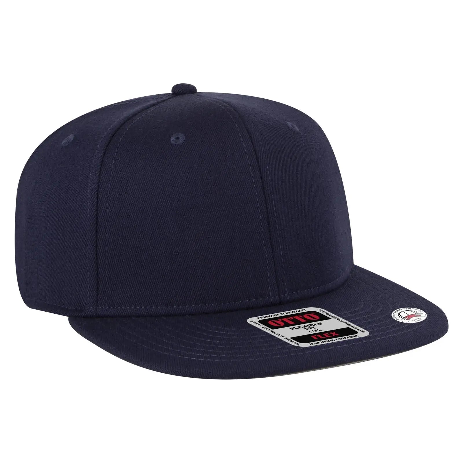 Otto 13-1329 ?Otto Flex’ Fitted 6 Panel Pro Style Baseball Cap - Navy