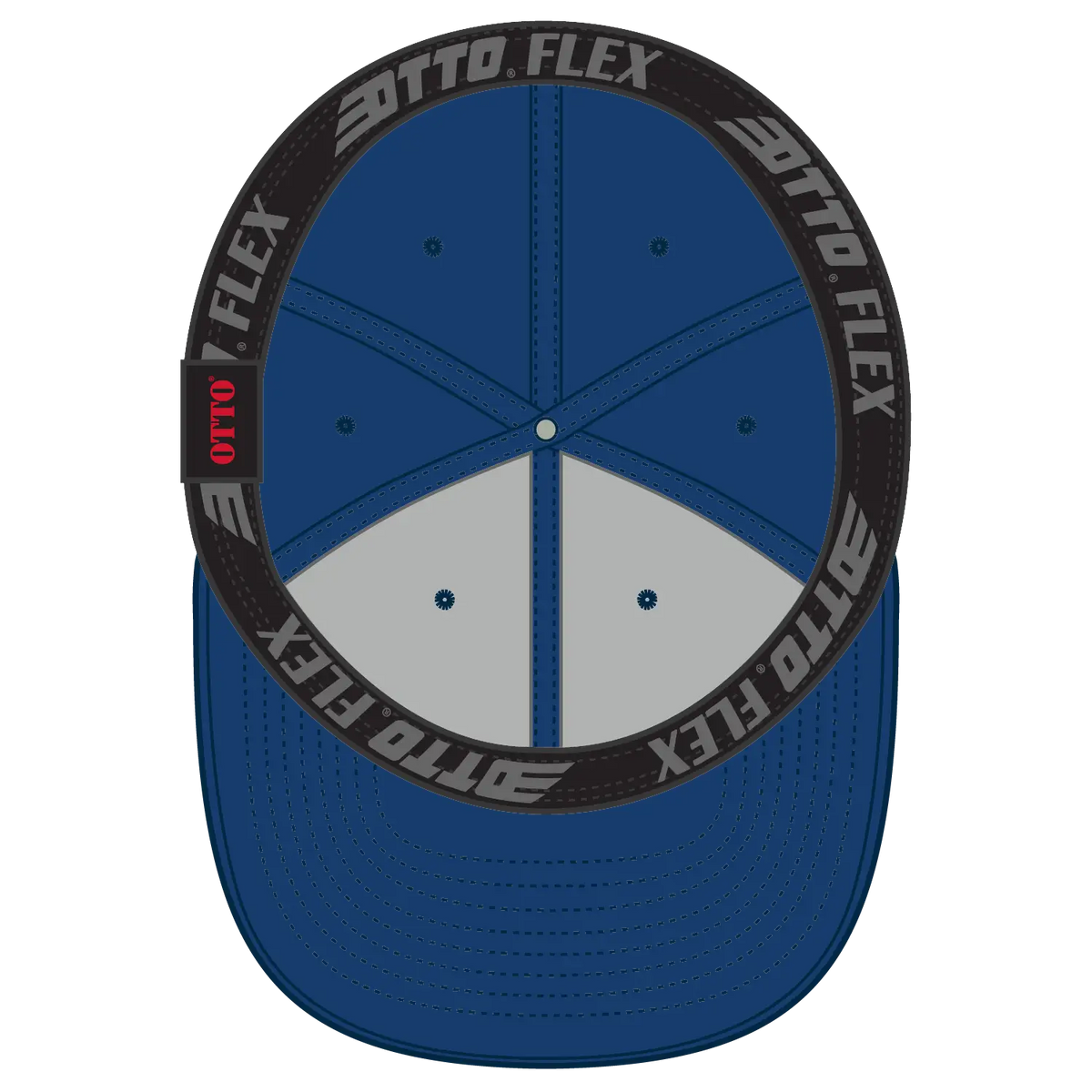 Otto 13-1329 ?Otto Flex’ Fitted 6 Panel Pro Style Baseball Cap - Royal