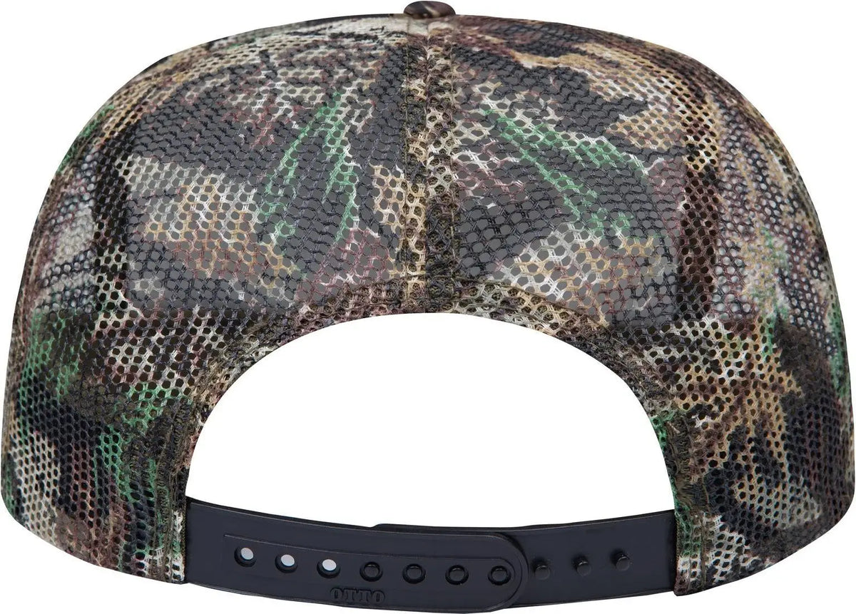 Otto 132-1037 ?Otto Snap’ Camouflage 5 Panel High Crown Mesh Back Trucker Cap - 003cpa - 6 1/2’’ - 7 5/8’’