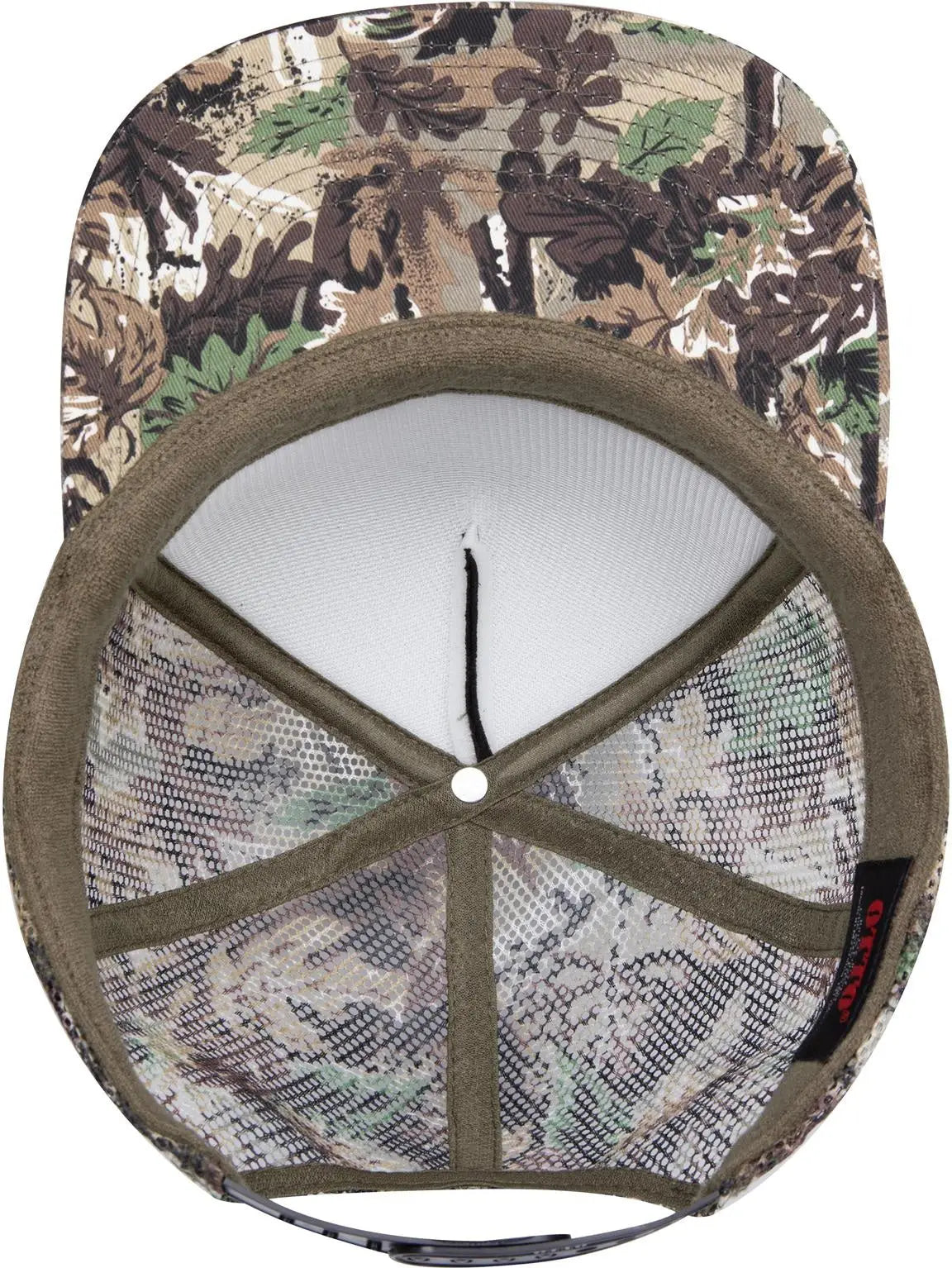 Otto 132-1037 ?Otto Snap’ Camouflage 5 Panel High Crown Mesh Back Trucker Cap - 003cpa - 6 1/2’’ - 7 5/8’’