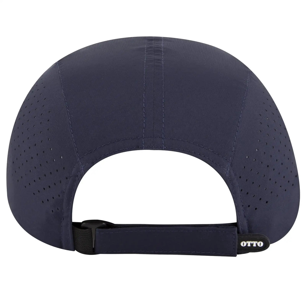Otto 133-1 5 Panel Running Cap with Elastic Soft Visor - Navy - 7 3/8’’ - 5/8’’