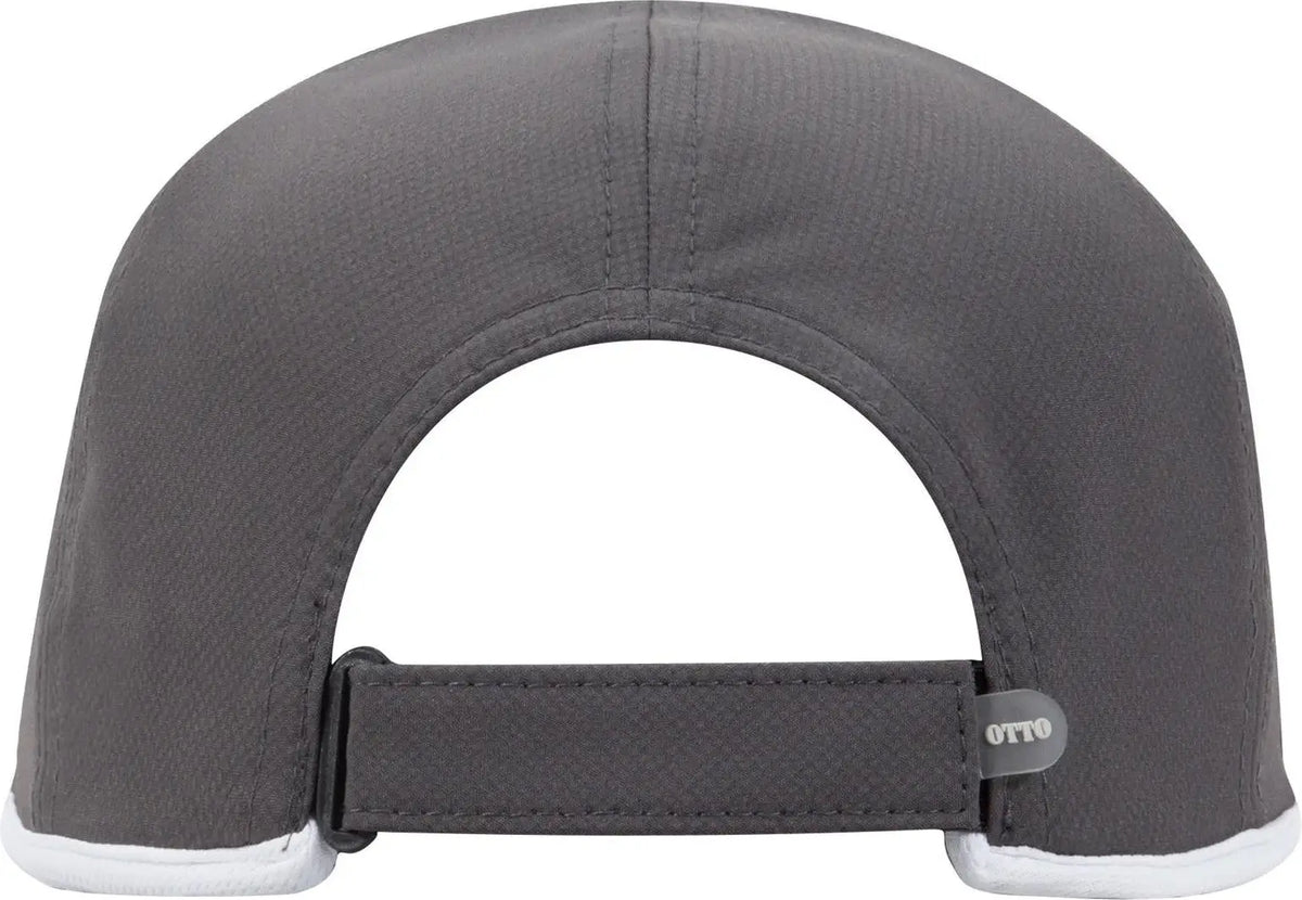 Otto 133-1254 Upf 50+ 6 Panel Running Cap - Ch.gry/wht